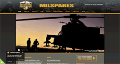 Desktop Screenshot of milspares.co.uk