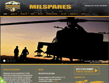 Tablet Screenshot of milspares.co.uk